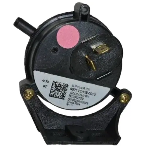 Goodman B1370179 Amana Air Pressure Switch For GMT115-5 GMT135-5 Gas Furnace, -0.75 inch WC