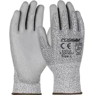PIP 720DGU/XL Salt and Pepper Polyurethane X-Large Cut-Resistant Gloves