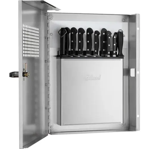 Locking Knife Cabinet with Integrated KR-699 Knife Rack Replacement KLC-994 for Edlund