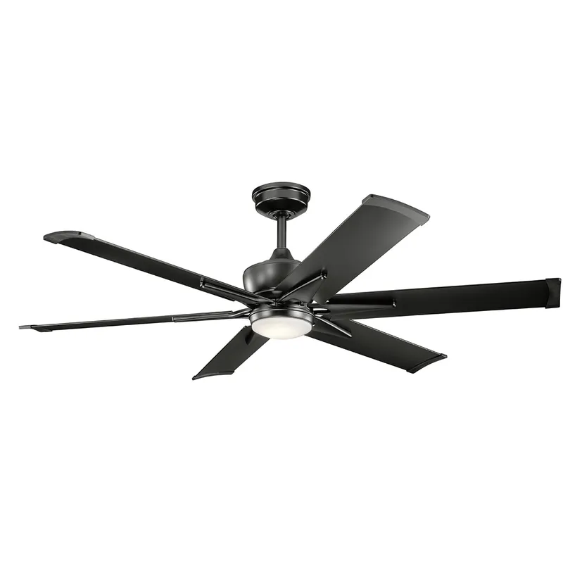 Kichler 300300SBK Inspired by Industrial Machinery 60 Inch Szeplo Ceiling Fan