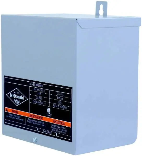 AY McDonald 3319-017 1-1/2 Hp Control Box, 230V