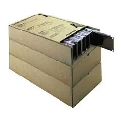 Middle Atlantic EB1-CP12 Blank Panel 1 RU Steel Flanged 12 pc Contractor Pack