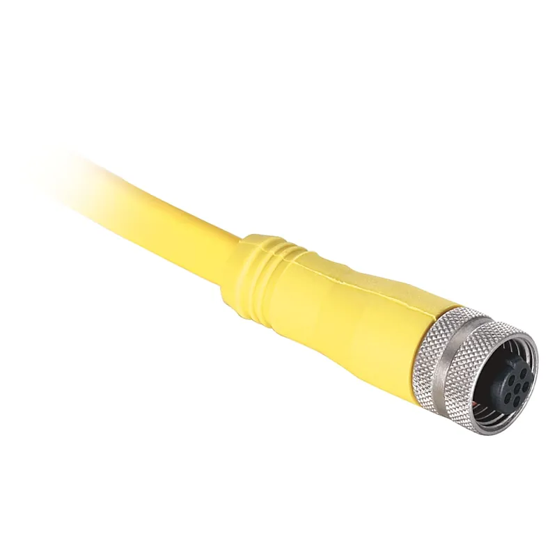 Rockwell Automation 889R-F6ECA-10 AC Micro (Dual Key) Female Straight 6-Pin PVC Cable 10 Meter
