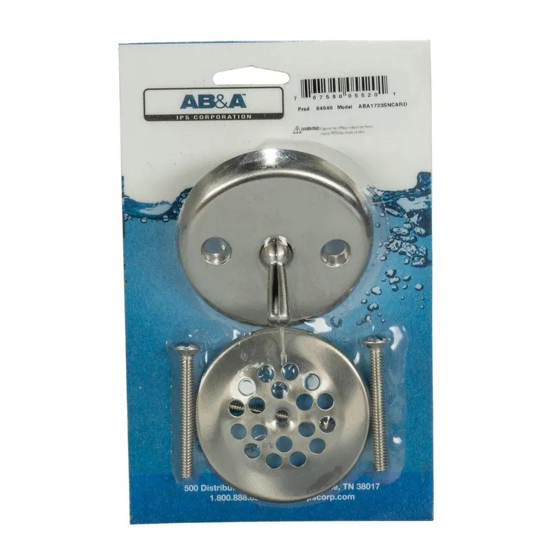 AB & A 64940 Trip Lever Drain in Satin Nickel