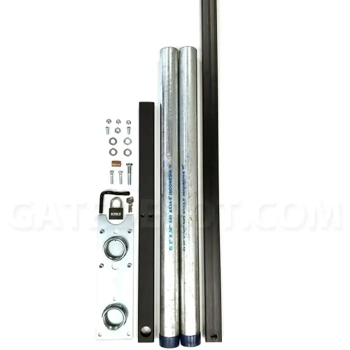 DOOR KING 2600-674 Gate Operator Post Mount Kit Black For 6050/6100 Gate Operator