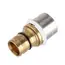 Uponor D4541010 1 PEX-AL-PEX Press Coupling