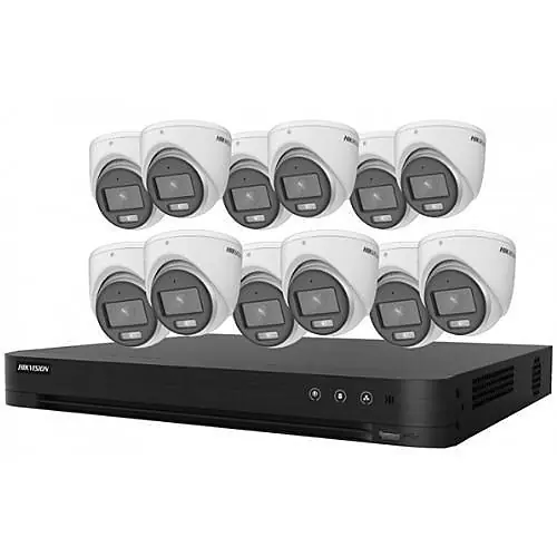 Hikvision T7216U4TA12C TurboHD ColorVu 5MP 13-Piece Kit