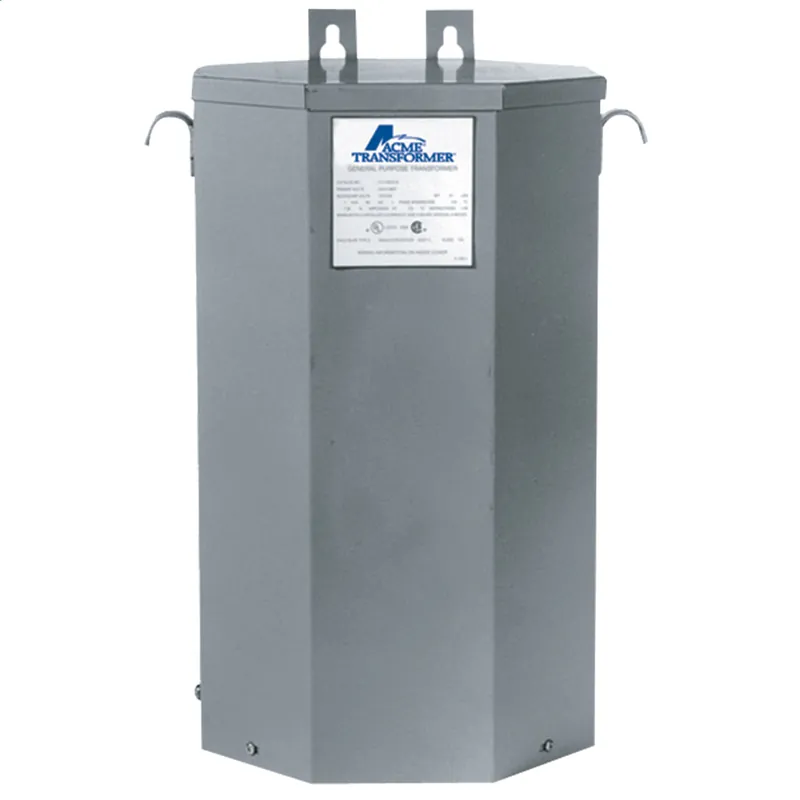 Acme Electric T213078 ACM Buck-Boost Transformer 7.5 kVA 120/240 VAC Primary 16/32 VDC Secondary