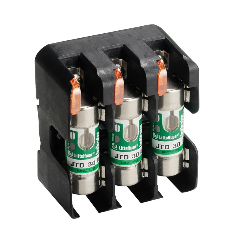 Littelfuse LFJ60030-2CID POWR-GARD Indicating Fuse Block 600 VAC 30 A J Class