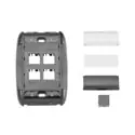 Belden AX101784 MediaFlex Faceplates Kit 4-port Flush Mount