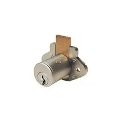 OLYMPUS LOCK N07826D1-1/8KA101 Deadbolt Drawer Lock National Keyway Vertical Hand Keyed Alike 7/8 Diameter x 1-1/8 Length Barrel
