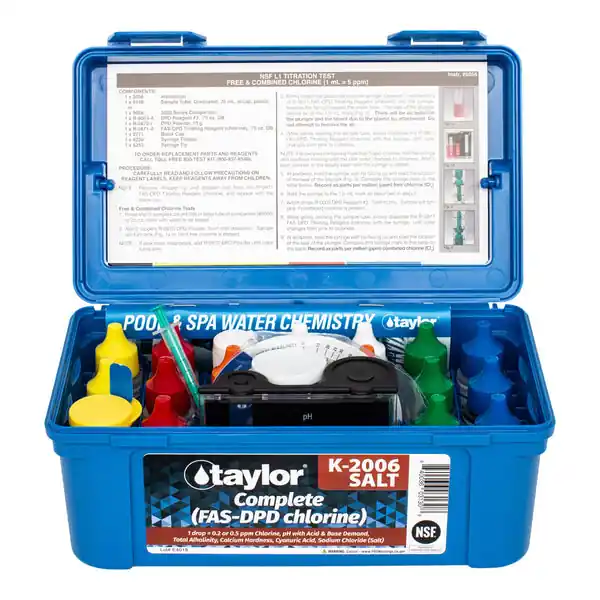 Taylor K-2006-Salt Test Kit with Booklet & Case