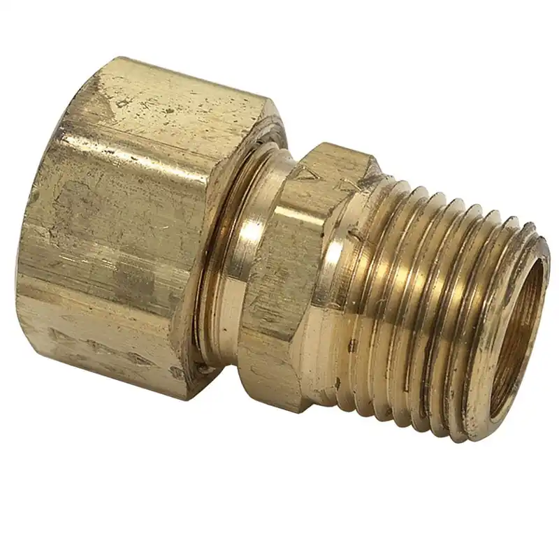 BrassCraft 68-10-8 Male Reducing Adapter 5/8 inch O.D. x 1/2 inch Male - Rough Brass