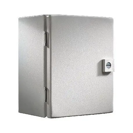 Rittal 8018100 JB Series 1-Door Junction Box, 12 in W x 5.9 in D, Hinged Cover, NEMA 4