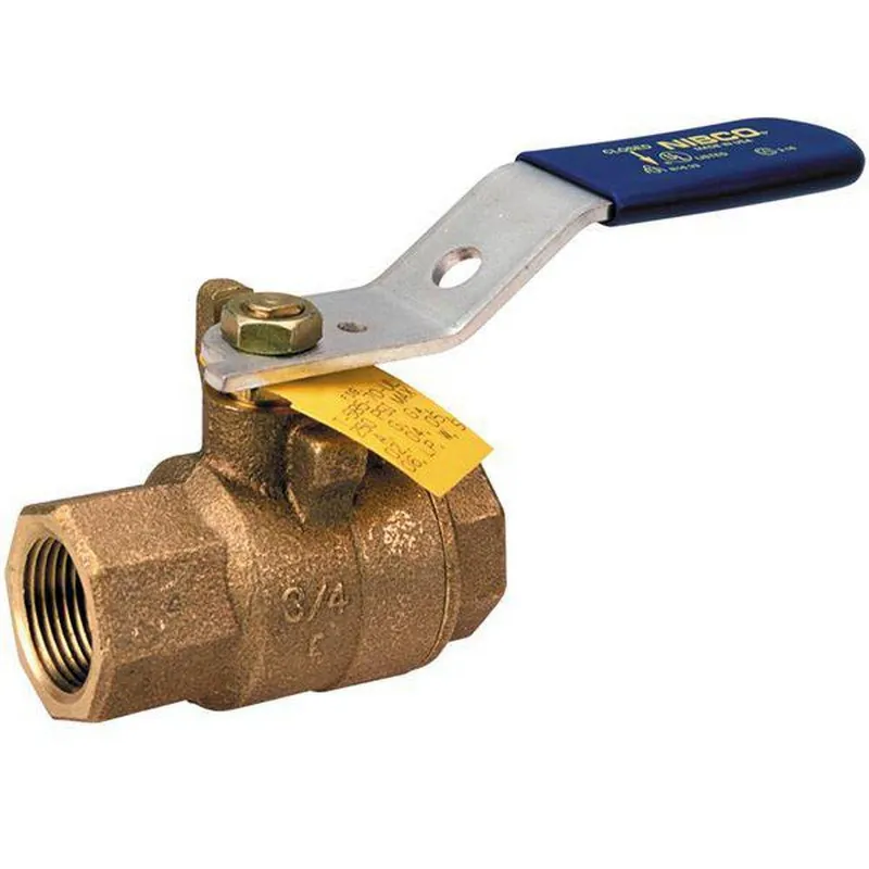 NIBCO NL9502D T-580-70-UL 2 in. Bronze Conventional Port Threaded 600# Ball Valve