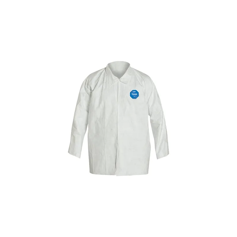 DuPont D13494249 Tyvek 400 Front Snap Shirt with Collar and Open Wrists 3X-Large