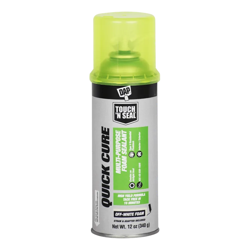 DAP 00057 Quick Cure - All Purpose Foam Sealant 12oz