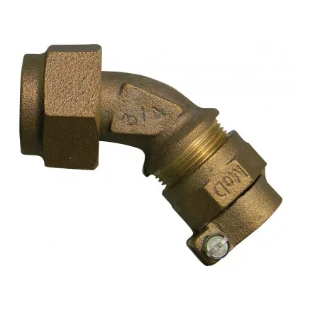 A Y MCDONALD MFG CO 5122-195 74750S-22 3/4 Eighth Bend FFLR Swivel X CTS-NL