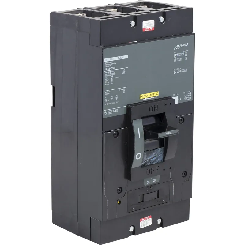 Square D LAP36400MB 3-Pole 400 Amp 600 Volt Thermal Magnetic Molded Case Circuit Breaker