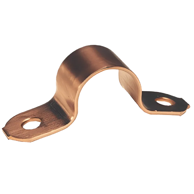 Elkhart Products CSN 2 inch Solid Copper 2-Hole Tube Strap