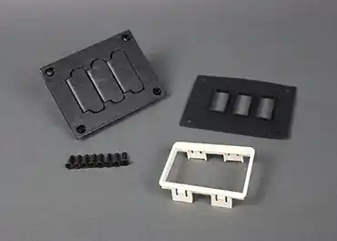 Legrand 829PFL-BRN Wiremold Communication Cover Plate 4.31 in x 3.29 in Replacement MPN