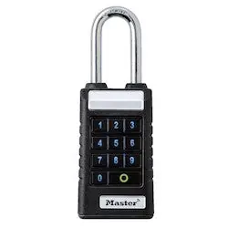 Master Lock 6400LJENT Bluetooth Padlock W/Keypad 2-1/2 IN Shackle