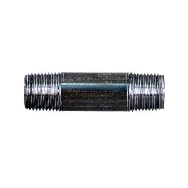 Directedair DABN-05X90 1/2 x 9 in. Black Steel Pipe Nipple