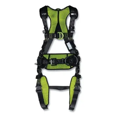 Honeywell H7CC3A3 H700 Full Body Harness Back/Front/Side D-Rings 2X-Large QC Chest/Leg Buckles CC3