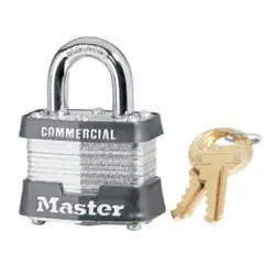 Master Lock 3KA0751 Tumbler Padlock Keyed Alike 1-9/16 Width Replacement MPN