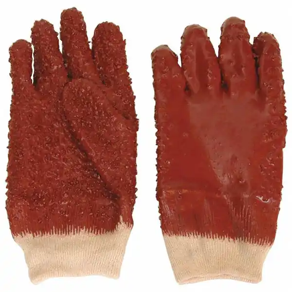 Component Mfg Corp CHPS-130 Chipped PVC Coated Drain Cleaning Gloves