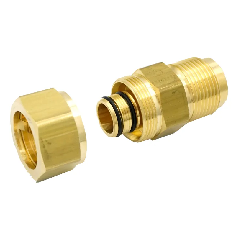 Python 6000 1/4 Male Compression Fitting Assembly