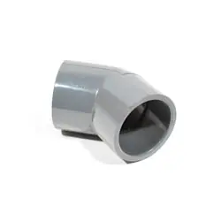 Charlotte 817-020 PVC (Schedule 80) 8309 Series Elbow 45 Degrees S x S