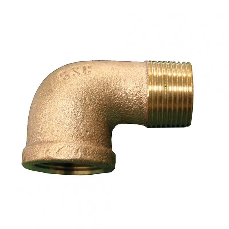 Jones Stephens B74021LF 1/8 Bronze 90 Street Elbow - Lead Free
