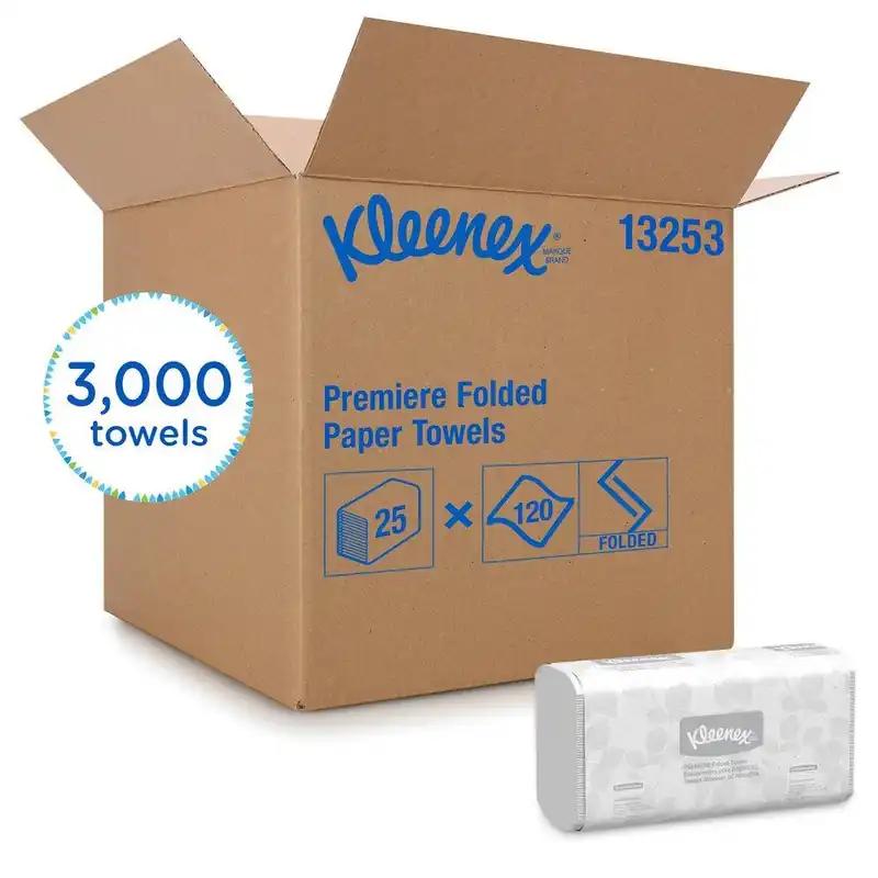 Kimberly Clark 13253 Kleenex Scottfold Multifold Towel with Fast-Drying Absorbency Pockets Case of 25