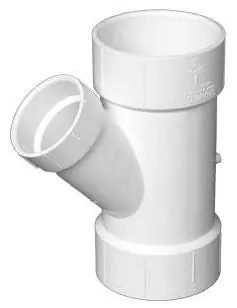CHARLOTTE P601(05828) PVC 601 Wye, Reducing, All Hub, 3 x 3 x 2