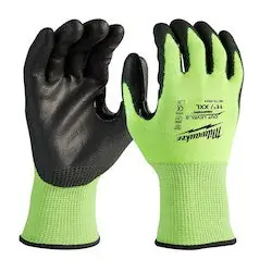 Milwaukee 48-73-8934B High Visibility Cut Level 3 Polyurethane Dipped Gloves - XXL