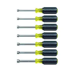 Klein 65160 Metric Nut Driver Set, 3-Inch Shafts, 7-Piece