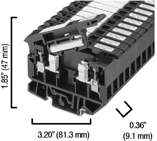 Rockwell Automation 1492-H5 Finger-Safe Terminal Block