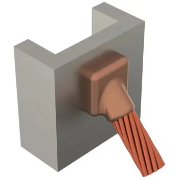 Cadweld VSC2G Mold; CBL to Vert