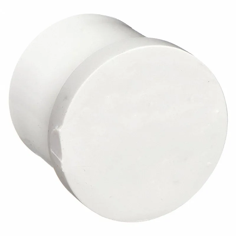 SAVKO 449040 PVC Schedule 40 Spigot Plug / Cleanout Adapter, 4