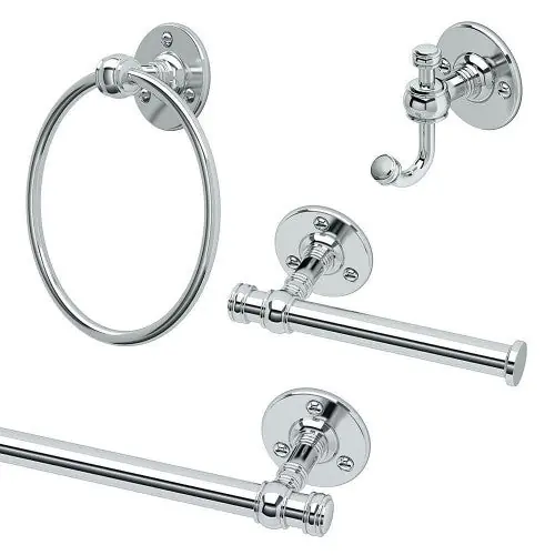 Gatco KA-CAF-4-PC Bath Accessory Kit Cafe
