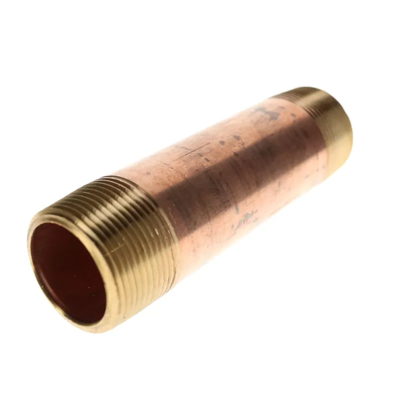 Legend Valve 311-129 1-1/4 x 5-1/2 Red Brass Pipe Nipple