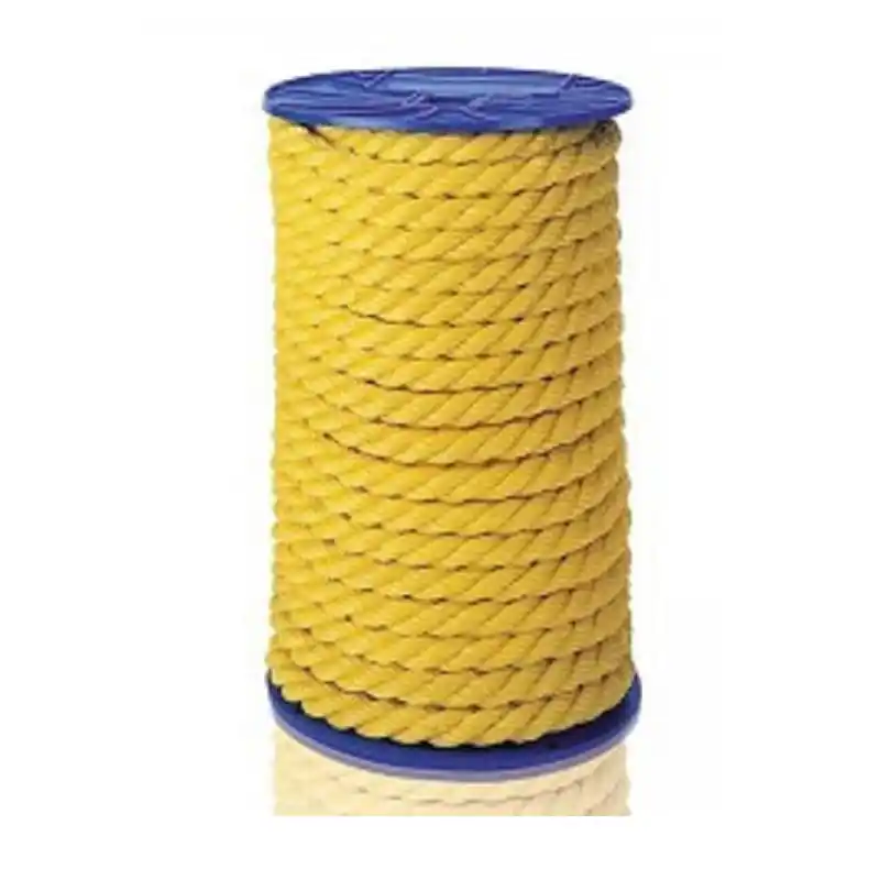 Peerless Chain 2804902 1/4 Twisted Yellow Poly Rope 600'