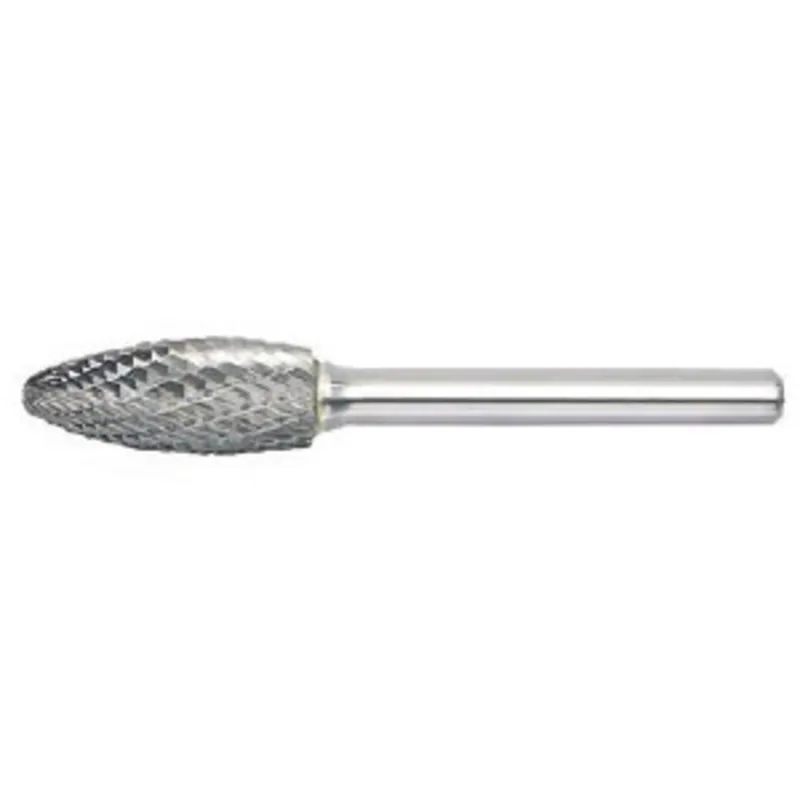 Radnor 64006964 Flame Shape Double Cut Carbide Burr