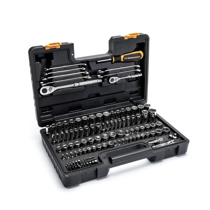 GEARWRENCH GW72SCBMTS Mechanic Tools Set 1/4 in and 3/8 in Drive SAE/Metric