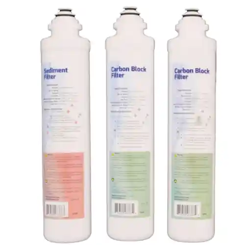 WATERGROUP Aqua Flo Platinum 41407011 Annual Replacement Filter Cartridge Kit for QCRO Reverse Osmosis Systems