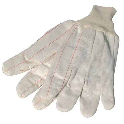 Anchor Brand 101-1060 Cotton Polyester Corded Double-Palm Gloves