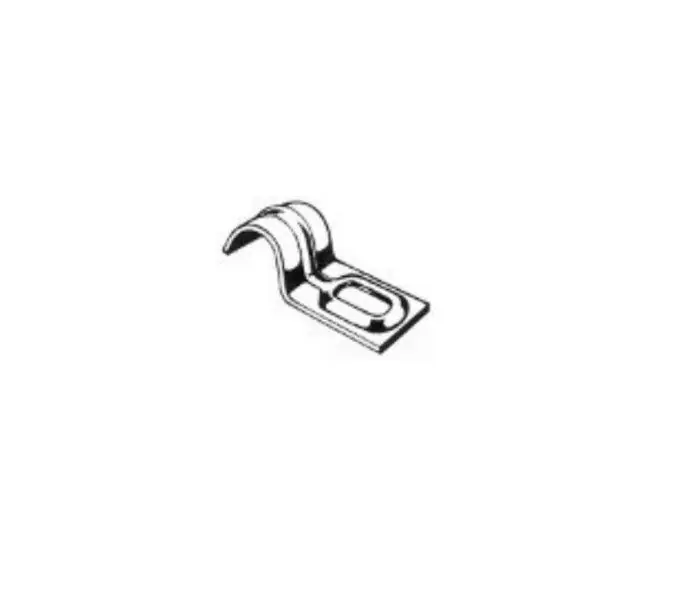 Schneider Electric M-622 1/4 In. Single Copper Plated Pipe Clamp