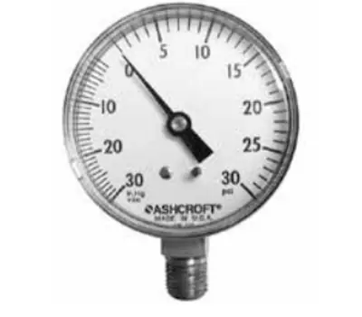 PASCO 1462A 2-1/2 30V-30PSI Comp Gauge