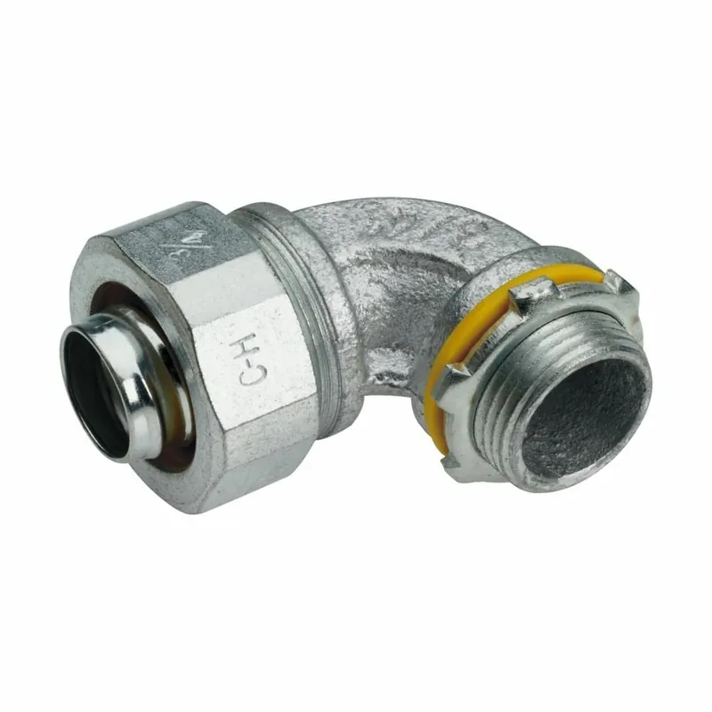 Eaton LT12590 Crouse-Hinds liquidtight connector 1-1/4 in Trade 90 deg